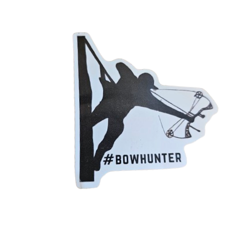 Bowhunter waterproof sticker