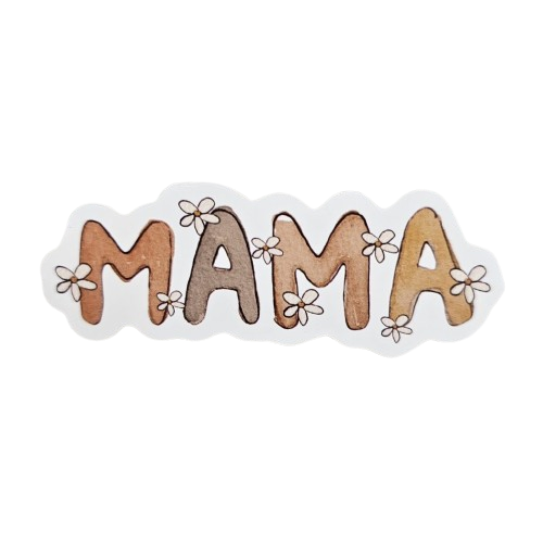 Mama waterproof sticker